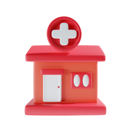 Hôpital  3D Icon