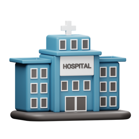 Hôpital  3D Illustration