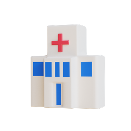 Hôpital  3D Illustration