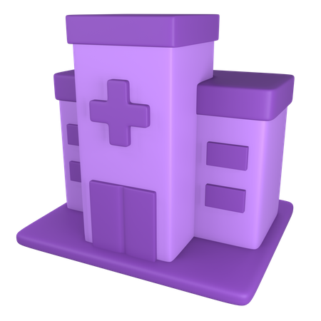 Hôpital  3D Illustration