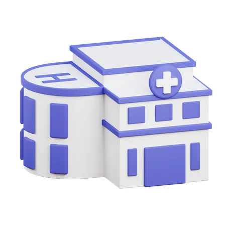 Hôpital  3D Icon