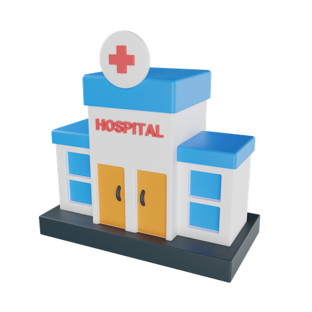 Hôpital  3D Illustration