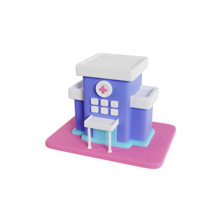 Hôpital  3D Icon