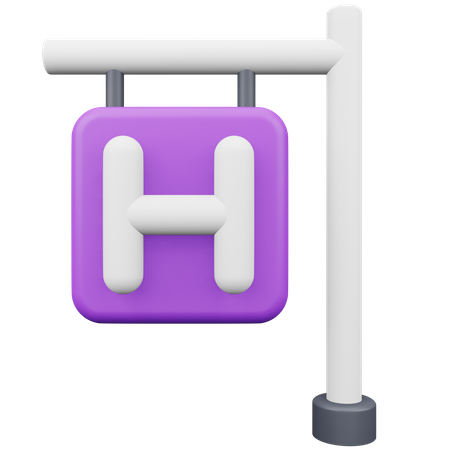 Hôpital  3D Icon