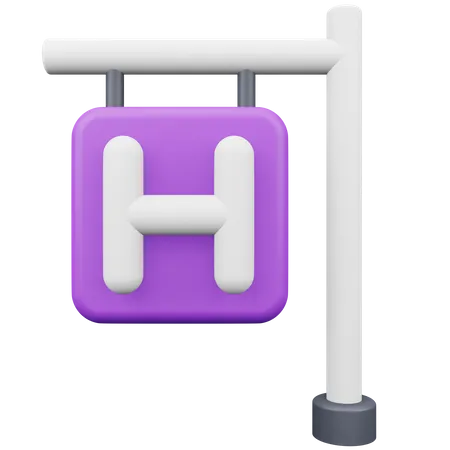 Hôpital  3D Icon