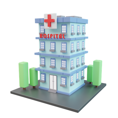 Hôpital  3D Icon