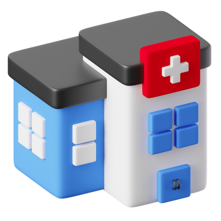 Hôpital  3D Icon