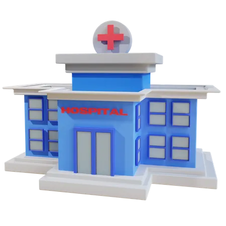 Hôpital  3D Icon