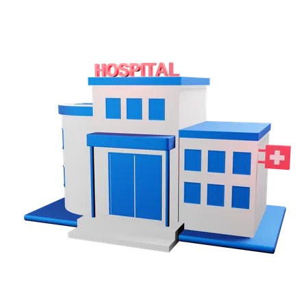 Hôpital  3D Icon