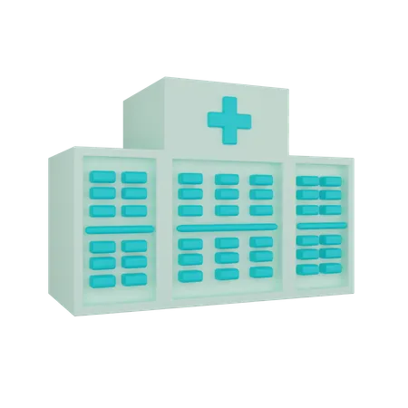 Hôpital  3D Icon