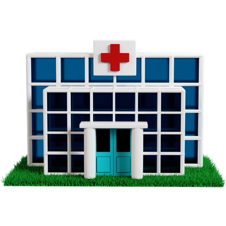 Bâtiment de l'hôpital  3D Icon