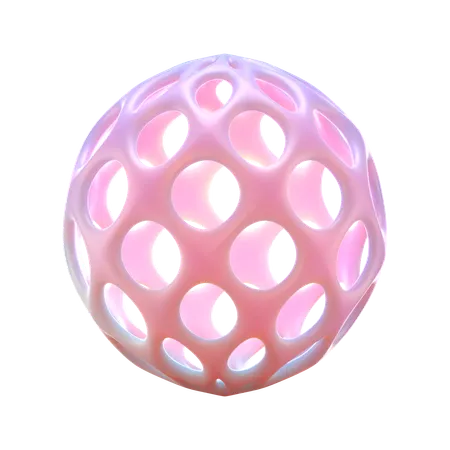 Hopneycomb Sphere  3D Icon