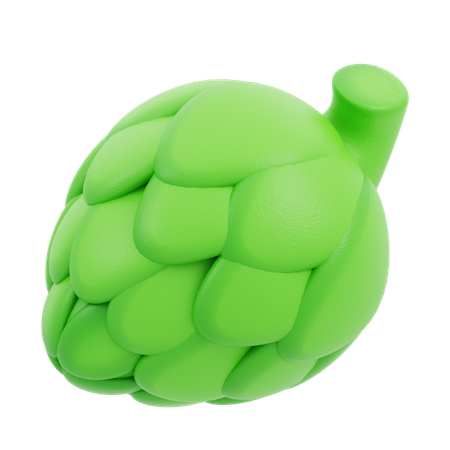 Hops Fruit  3D Icon