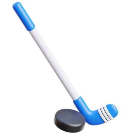 Hockey no gelo  3D Icon