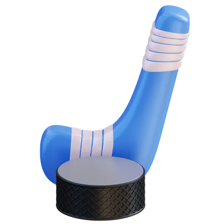 Hockey no gelo  3D Icon