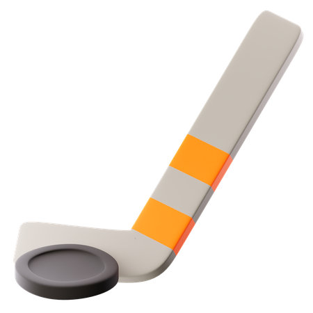 Hockey no gelo  3D Icon