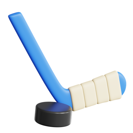 Hockey no gelo  3D Icon