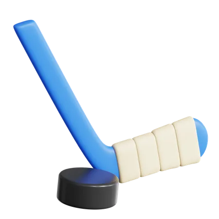 Hockey no gelo  3D Icon