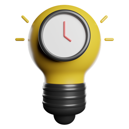 Hora da ideia  3D Icon