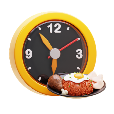 Hora de comer  3D Icon