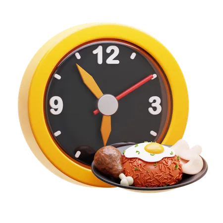 Hora de comer  3D Icon