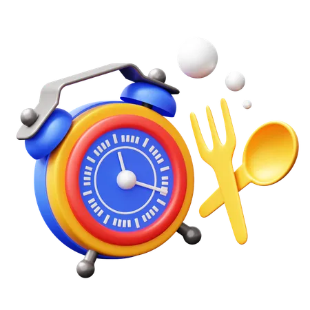 Tiempo de comer  3D Icon