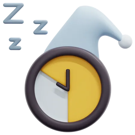 Tiempo de sueño  3D Icon