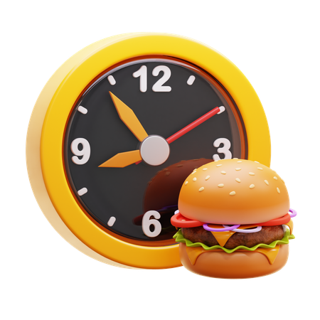 Hora de la merienda  3D Icon