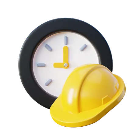 Hora de trabalho trabalhista  3D Icon