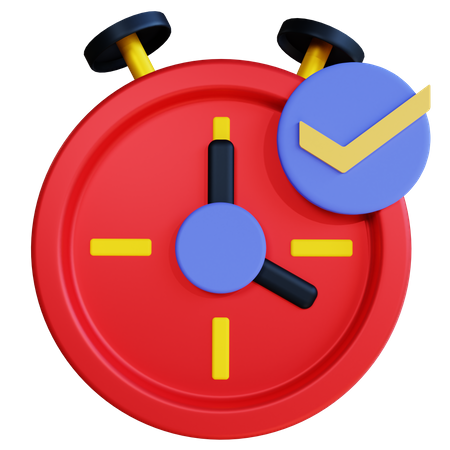 Hora de revision  3D Icon