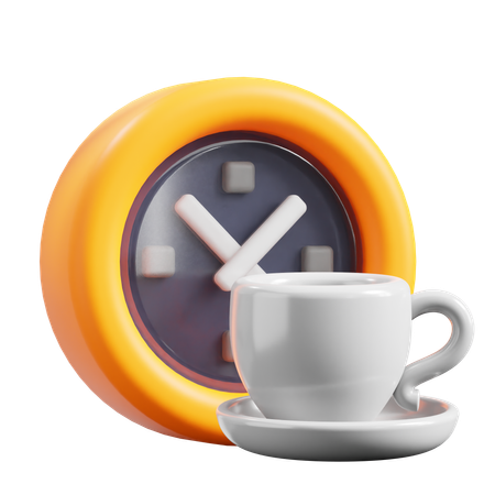 Hora de cafe  3D Icon