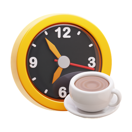 Hora de cafe  3D Icon