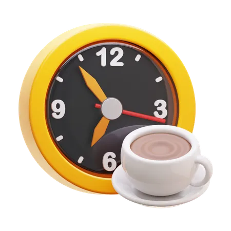 Hora de cafe  3D Icon