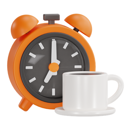 Hora de cafe  3D Icon