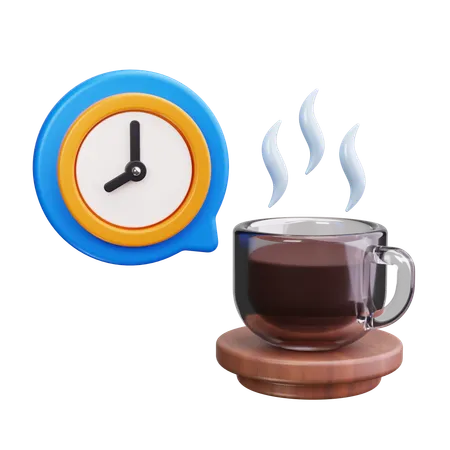 Hora de cafe  3D Icon