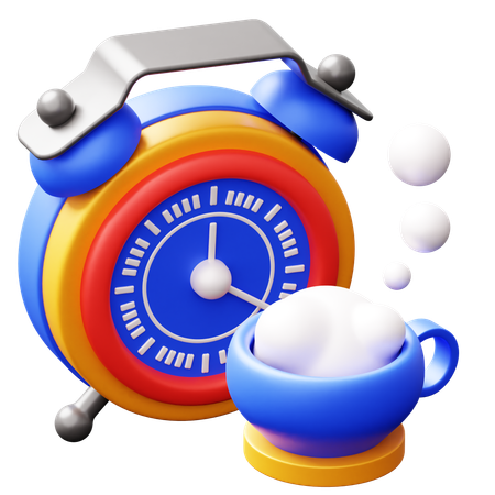 Hora de cafe  3D Icon