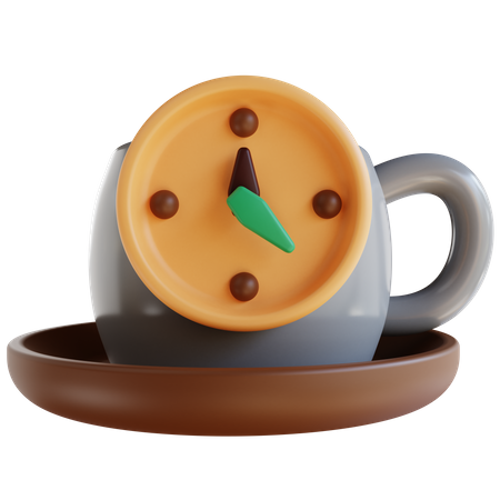 Hora de cafe  3D Icon