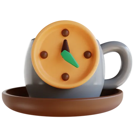 Hora de cafe  3D Icon