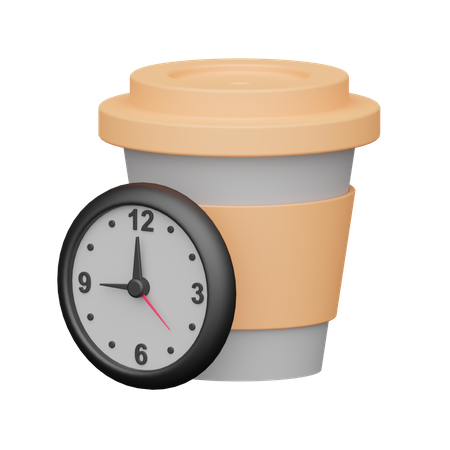 Hora de cafe  3D Icon