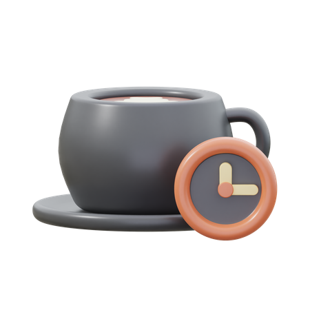 Hora de cafe  3D Icon