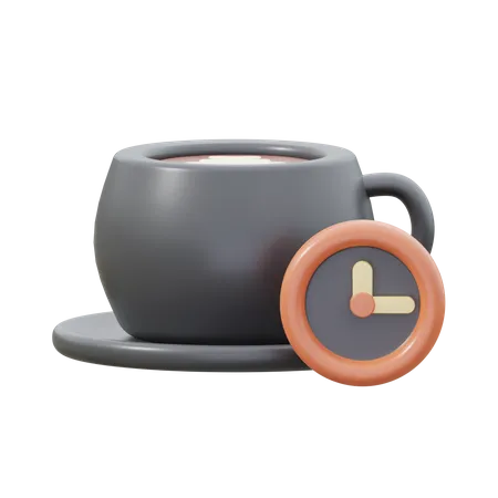 Hora de cafe  3D Icon