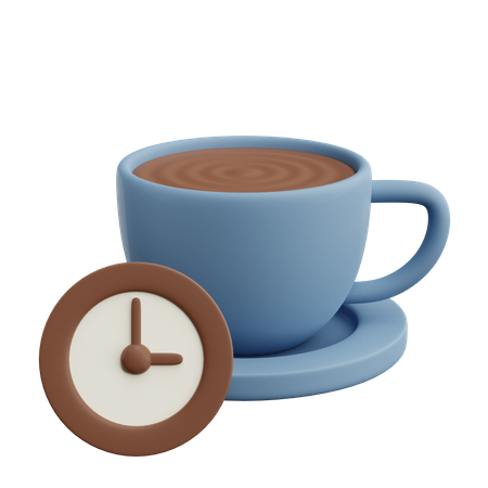 Hora de cafe  3D Icon