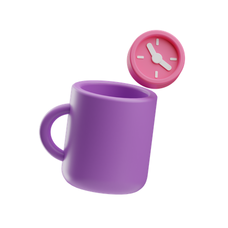 Hora de cafe  3D Icon