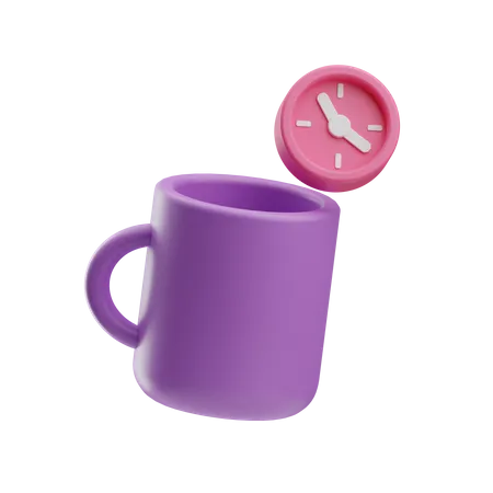 Hora de cafe  3D Icon