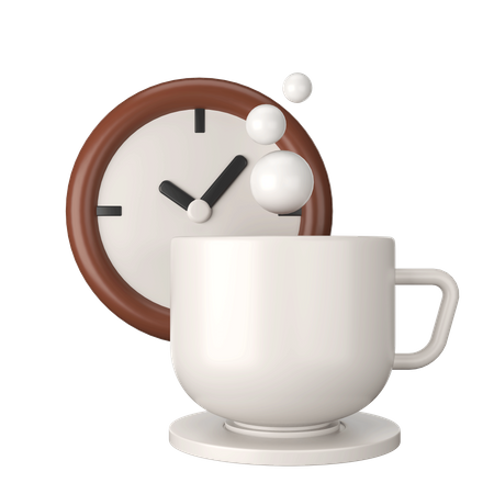 Hora de cafe  3D Icon