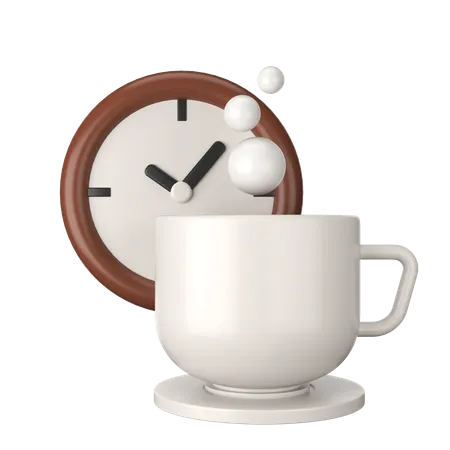 Hora de cafe  3D Icon