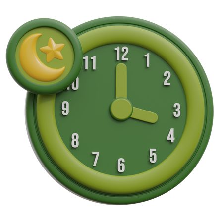 Tiempo de sahur  3D Icon
