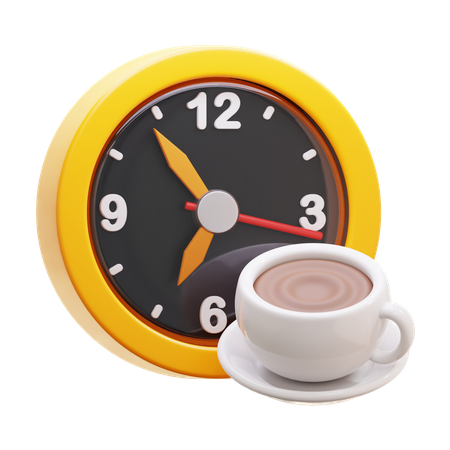 Hora do café  3D Icon