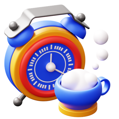 Hora do café  3D Icon