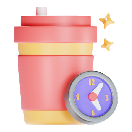Hora do café  3D Icon